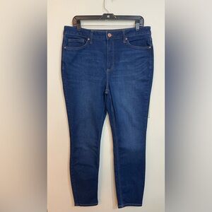 LC Lauren Conrad Women’s Skinny Stretch Denim Jean Medium Wash High Rise Sz 14.